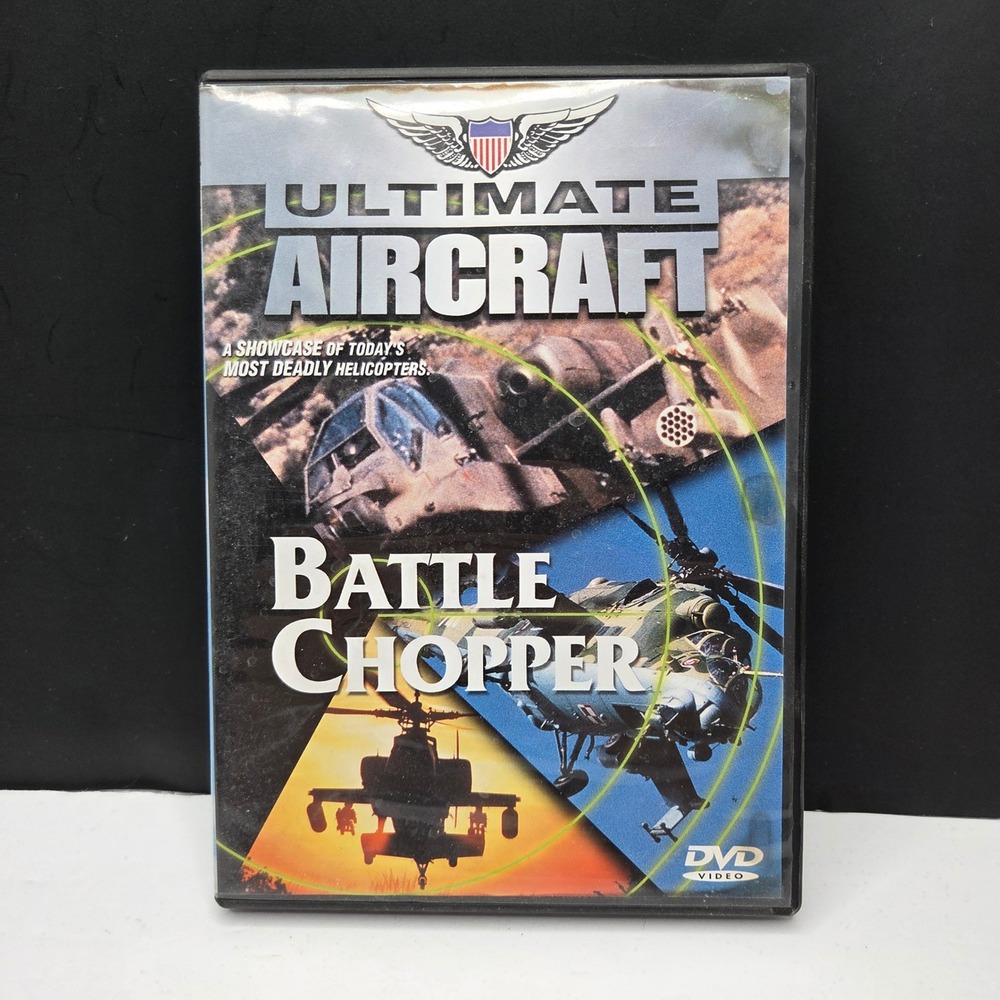 Ultimate Aircraft Battle Chopper DVD 2000 Military Helicopter Documentary Apache